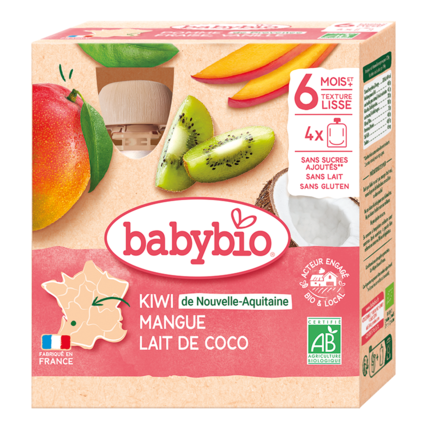 Avis Kiwi de Nouvelle-Aquitaine Mangue Lait de Coco Babybio 1