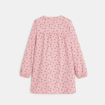 Avis Tablier d'écolière imprimé rose fille OKAIDI 3