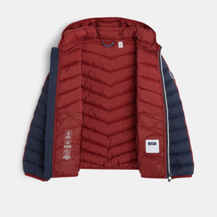 Doudoune light manches longues et capuche rouge garcon OKAIDI Comparateur Avis Prix