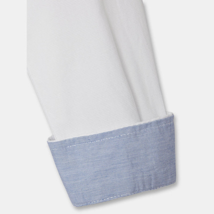 Avis Chemise unie classique blanche garçon OKAIDI 2