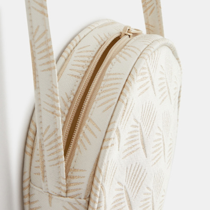 Avis Sac lune motifs irisés en jacquard jaune fille OKAIDI 2
