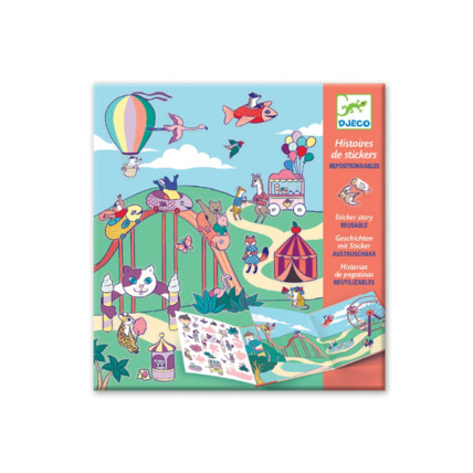 Avis Histoires de stickers repositionnables DJECO 1