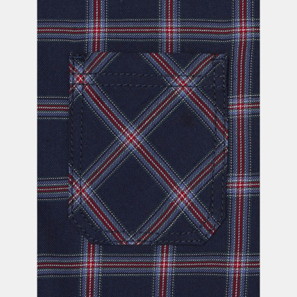 Avis Chemise à carreaux bleue garçon OKAIDI 2