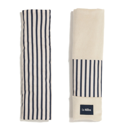 Avis Protège ceinture bébé coton Velvet Stripes La Millou 4