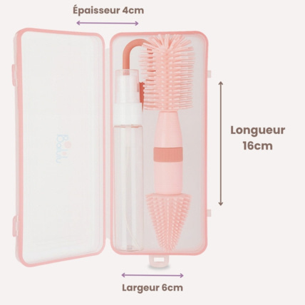 Avis Brosse de nettoyage 3 en 1 pour tire-lait et biberons Balulu 3