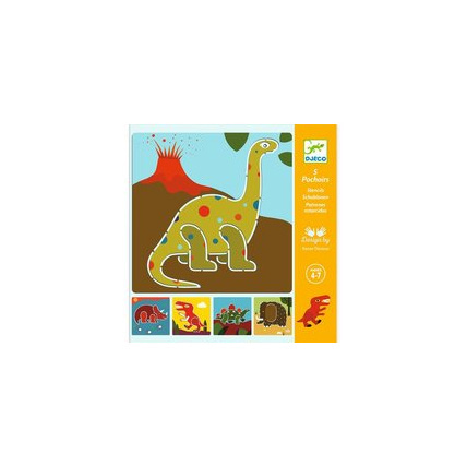 Avis Kit créatif 5 pochoirs - Dinosaures DJECO 1