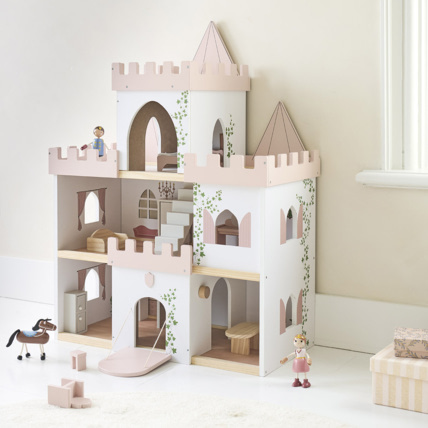 Avis Maison De Poupée Château De Princesse En Bois - Figurines Et 10 Meubles Petite Amélie 4