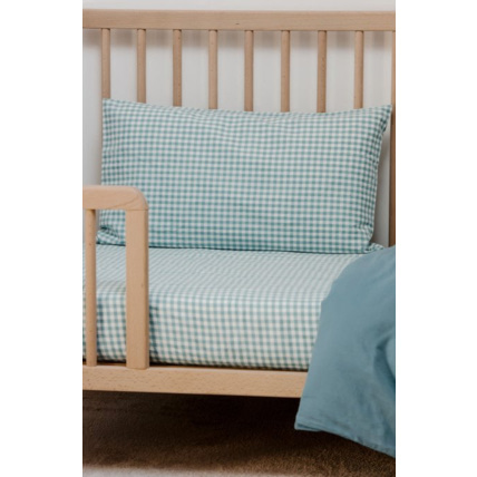 Avis Taie d'oreiller percale de coton bio Vichy KADOLIS 4