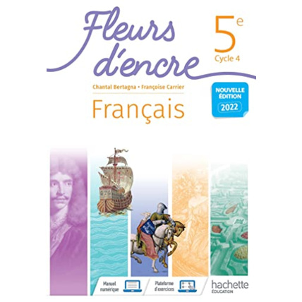 Avis Fleurs d'encre Français Cycle 4/5e - Livre élève - Ed. 2022 Hachette Éducation 1