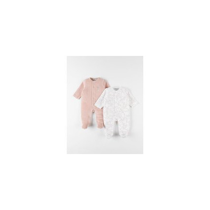 Avis Set de 2 pyjamas dors-bien en velours NOUKIE'S 1