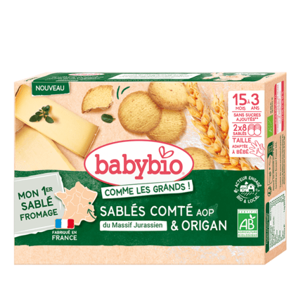 Avis Sablés Comté du Massif Jurassien Origan Babybio 1