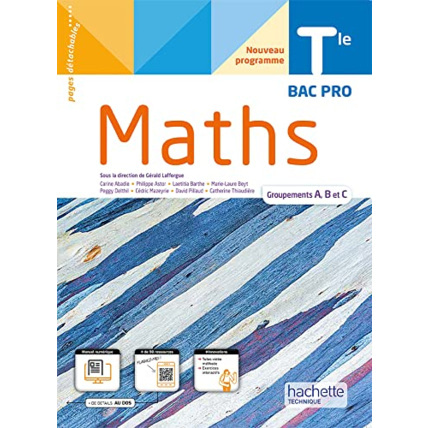 Avis Mathématiques Terminale Bac Pro groupements A, B et C - Livre élève - Éd. 2022 Hachette Éducation 1