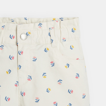 Avis Short en toile imprimée fille OKAIDI 2