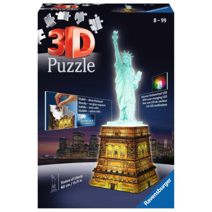 Avis Puzzle Statue de la Liberté illuminée - de 8 ans RAVENSBURGER 1
