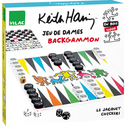 Avis Jeu de dames Backgammon Keith Haring VILAC 1
