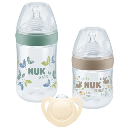 Avis Coffret de biberons NUK For Nature Start Set avec fonction Temperature Control NUK 1