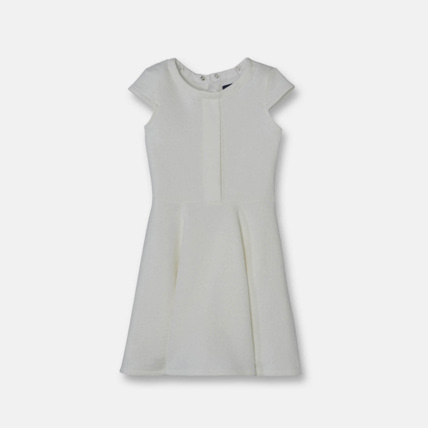 Avis Robe à col Claudine amovible blanche fille OKAIDI 3