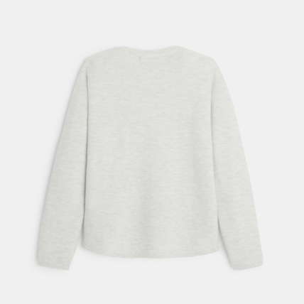 Avis Gilet côtelé boutonné gris fille OKAIDI 3