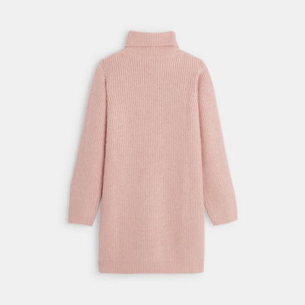 Avis Robe-pull torsadée col roulé rose fille OKAIDI 4