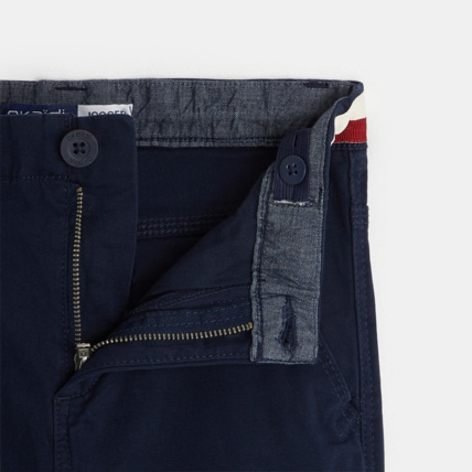 Avis Pantalon en toile et cordon à la taille bleu garçon OKAIDI 3