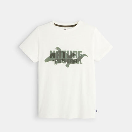 Avis T-shirt animal à message blanc garçon OKAIDI 1