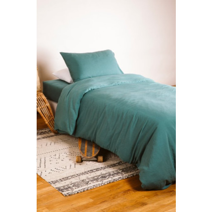 Avis Housse de couette pur Coton Bio pour lit 1 personne KADOLIS 4