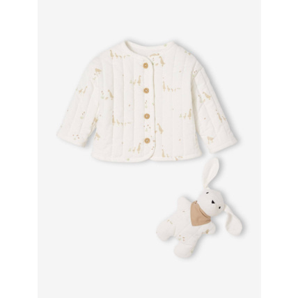 Avis Veste bébé matelassée en velours + doudou coffret cadeau naissance Vertbaudet 5