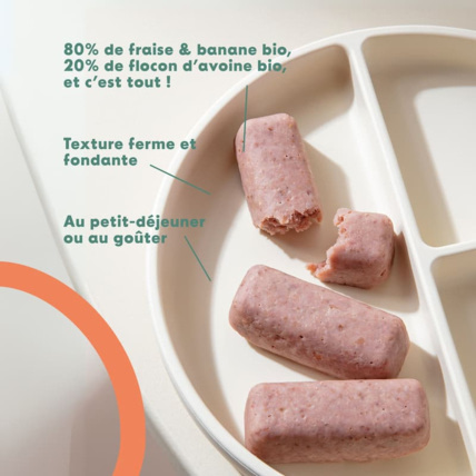 Avis Bâtonnet manger main : Fraise, banane Yooji 2