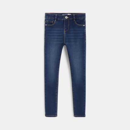 Avis Jean skinny stretch 5 poches bleu fille OKAIDI 1