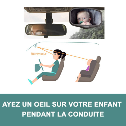 Avis Miroir rétroviseur avant double fixations Ezi Mini Ezimoov 4