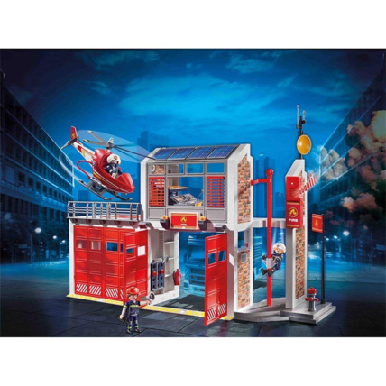 Avis Caserne de pompiers avec hélicoptère - City action PLAYMOBIL 5