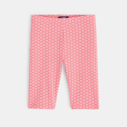Avis Legging court imprimé rose fille OKAIDI 1