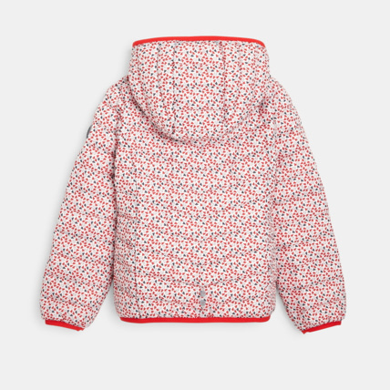Avis Doudoune à capuche motif petits cœurs blanche fille OKAIDI 6