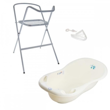 Avis Baignoire bébé avec thermomètre intégré + pieds + tuyau Mon Mobilier Design 1