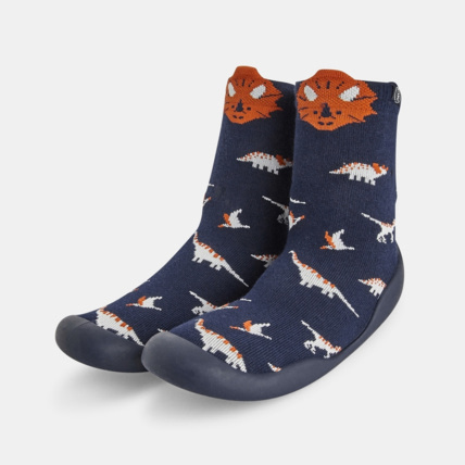 Avis Chausson chaussette dinosaures bleues garçon OKAIDI 2