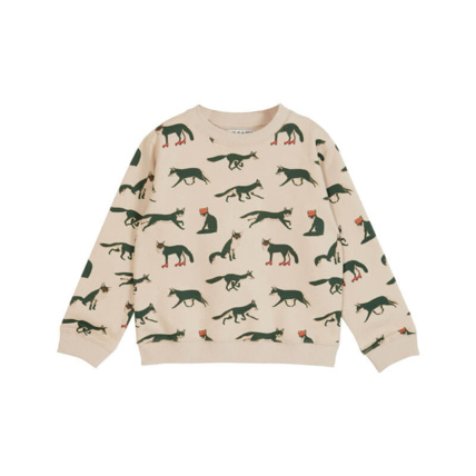 Avis Sweat-shirt imprimé all-over Renard Plage Emile et Ida 1