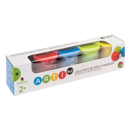 Avis 5 pots de pâte à modeler Oxybul 1