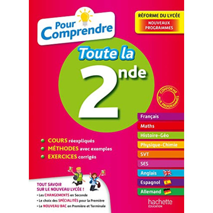 Avis Pour Comprendre Toutes Les Matières 2nde Hachette Éducation 1