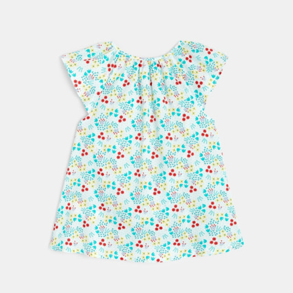 Avis Blouse fleurie à manches courtes fille OKAIDI 2