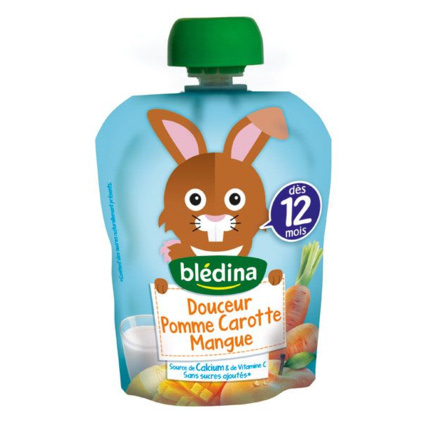 Avis Gourde Lactée - Douceur Pomme Carotte Mangue Blédina 1