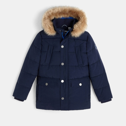 Avis Blouson anti-froid à capuche bleu garçon OKAIDI 2