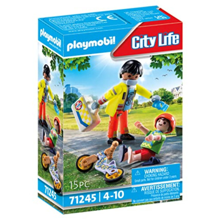 Avis Playmobil City Life - Secouriste avec blessé PLAYMOBIL 1