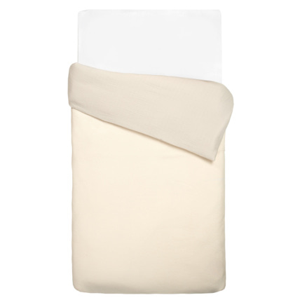Avis Housse de couette réversible gaze de coton et nid d'abeille Sevira Kids 6
