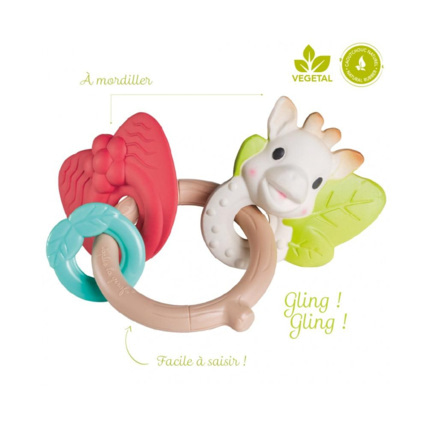 Avis Hochet Natur'chew So'pure Sophie la girafe VULLI 1