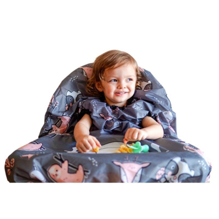 Avis Bavoir intégral couvrant bébé et chaise haute Grabease 3