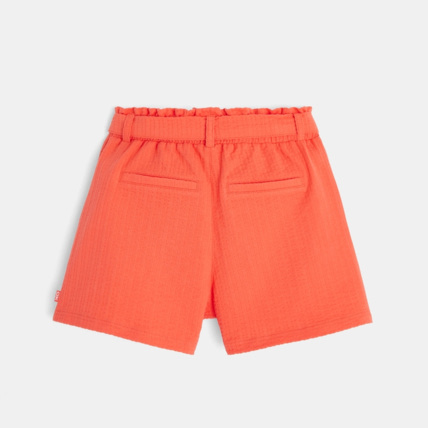 Avis Short léger uni à ceinture orange fille OKAIDI 4