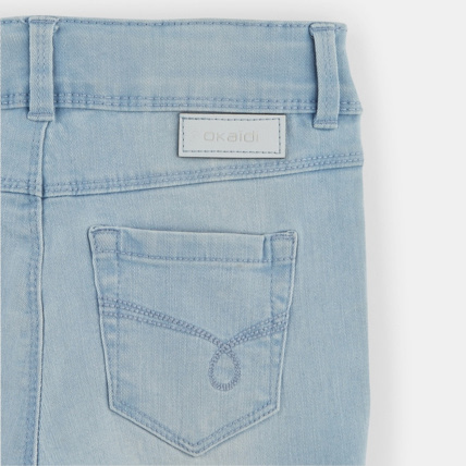 Avis Jean skinny hyper stretch bleu fille OKAIDI 3