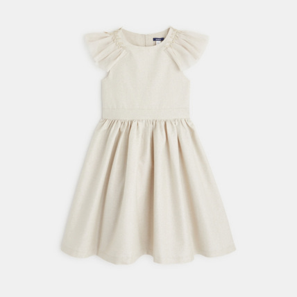 Avis Robe de cérémonie irisée beige fille OKAIDI 1