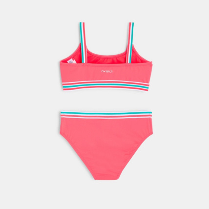 Avis Maillot de bain 2 pièces rose fille OKAIDI 2