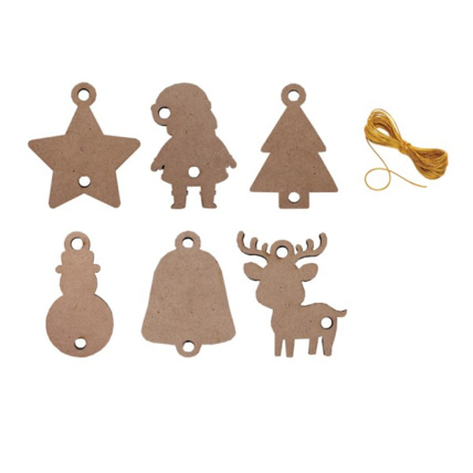 Avis Petites Suspensions De Noël En Bois LOOLIPO 1